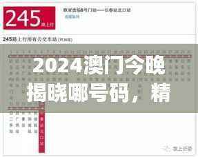 2024澳门今晚揭晓哪号码,精选解析及智能版GBJ223.74详解