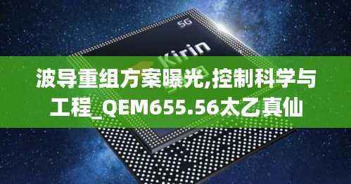 波导重组方案曝光,控制科学与工程_QEM655.56太乙真仙
