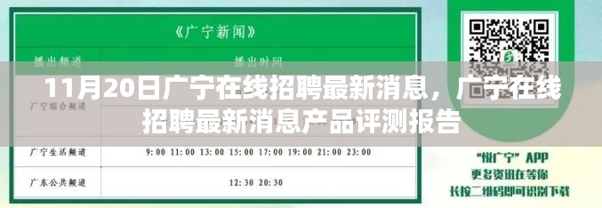 广宁在线招聘最新消息及评测报告解析