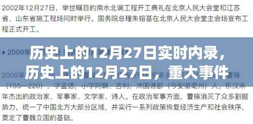 历史上的重大事件，揭秘十二月二十七日的实时内录演变之路