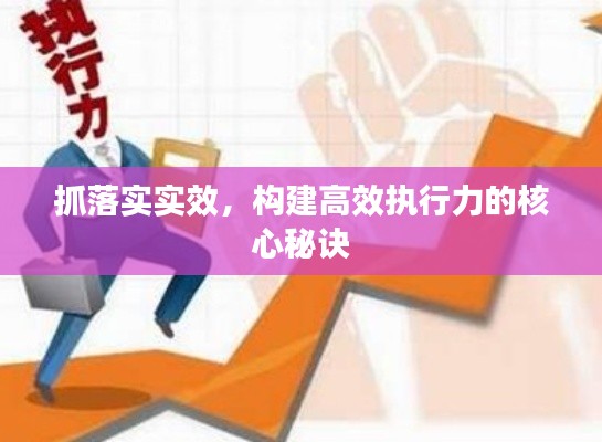抓落实实效,构建高效执行力的核心秘诀