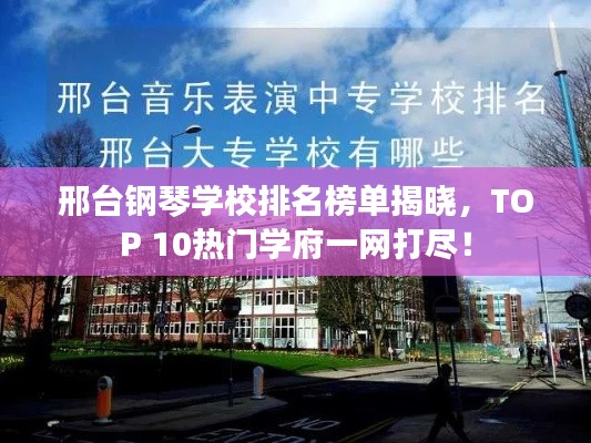 邢台钢琴学校排名榜单揭晓,TOP 10热门学府一网打尽!
